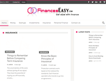 Tablet Screenshot of financeseasy.com